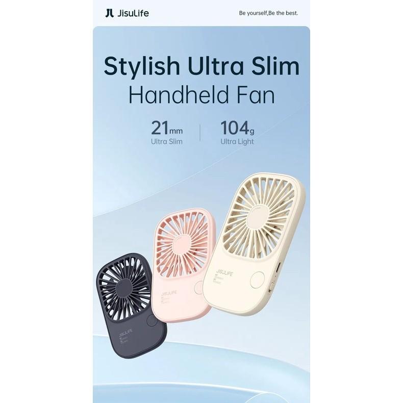 Quạt Mini Cầm Tay Jisulife FA49 2000mAh Nhỏ Gọn - Siêu Mỏng - Dễ Thương - Hàng Chính Hãng