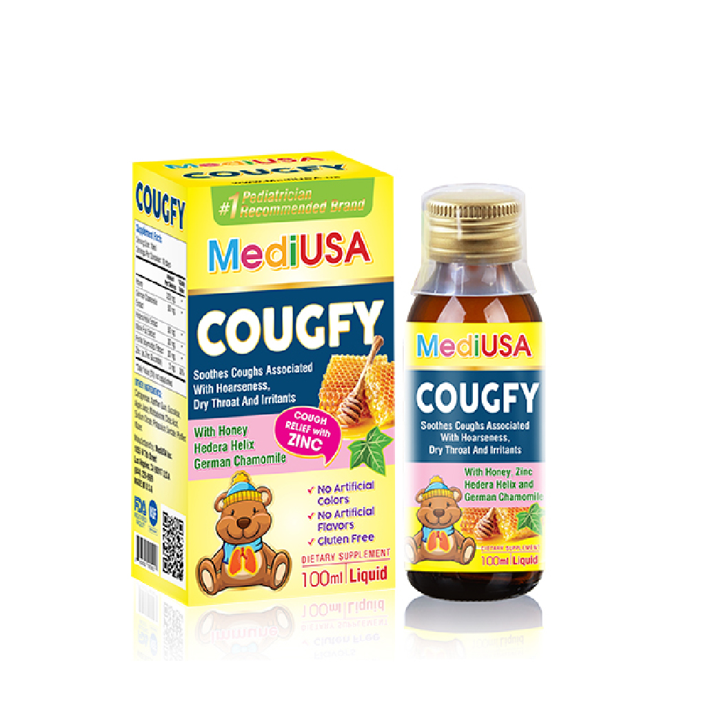 MediUSA COUFY - Thực Phẩm Chức Năng - Long đờm, giảm dịu cơn ho cho trẻ - Hàng chính hãng