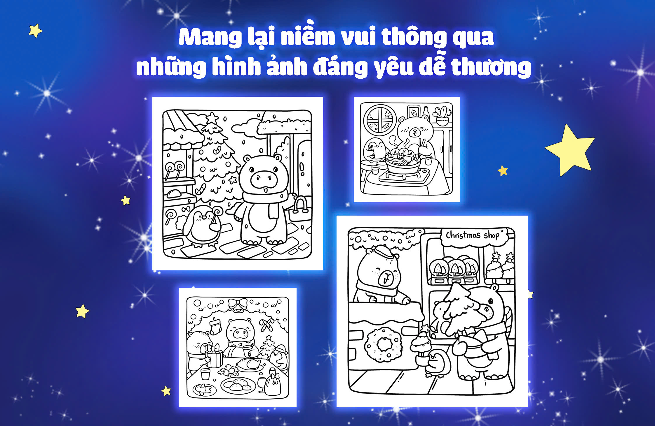 Capybara &amp; Ngân hà lấp lánh