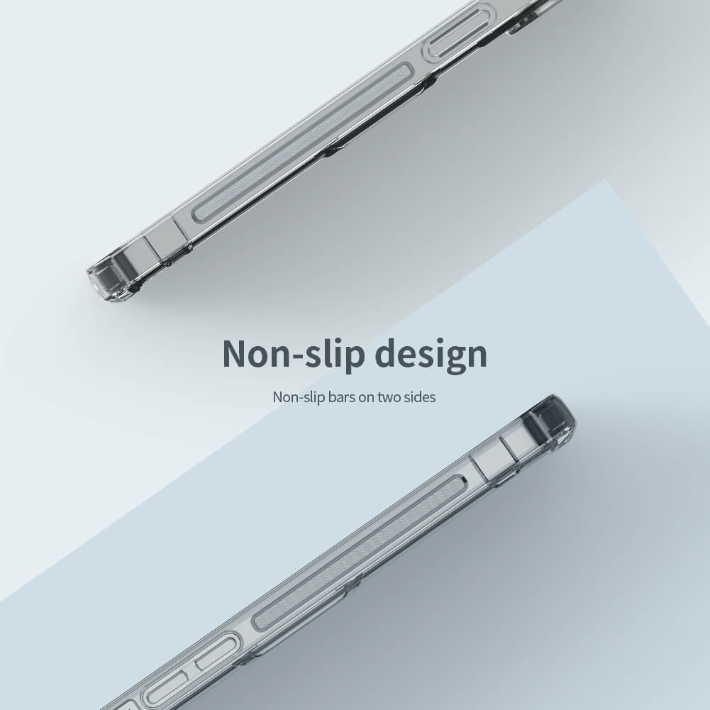 Ốp lưng TPU chống sốc cho Samsung Galaxy S23 / S23 Plus / S23 Ultra hiệu Nillkin Nature TPU Pro Case - hàng nhập khẩu
