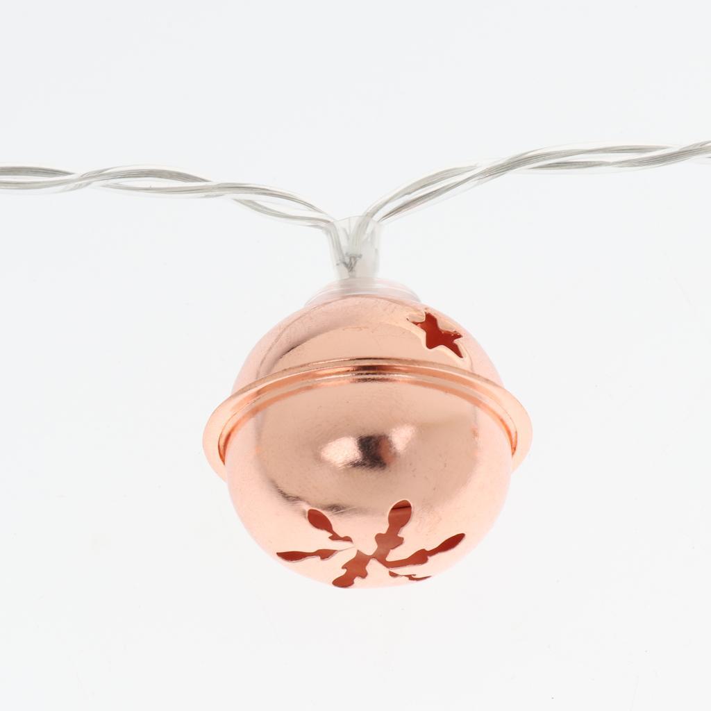 Battery Jingle Bell Decor String Lights Wedding Party Decor
