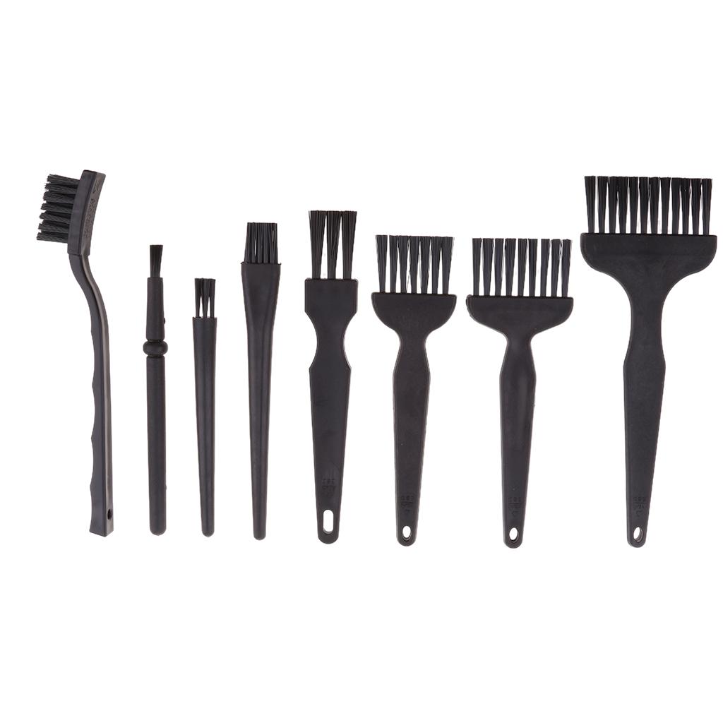 8 in 1   Handle Nylon Anti Static Brushes Cleaning Keyboard Brush