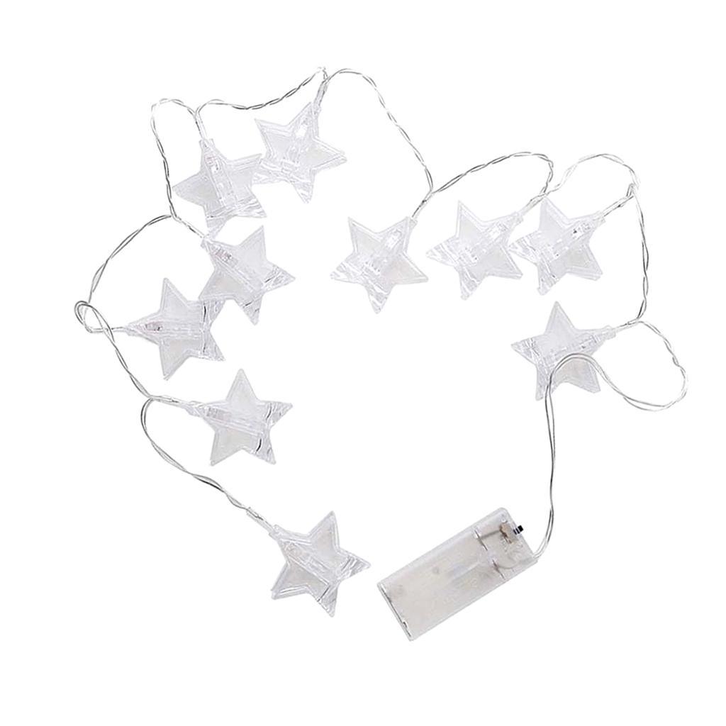 BZ756 10 LED Battery Star Photo Clips for Decorative Lamp Strings