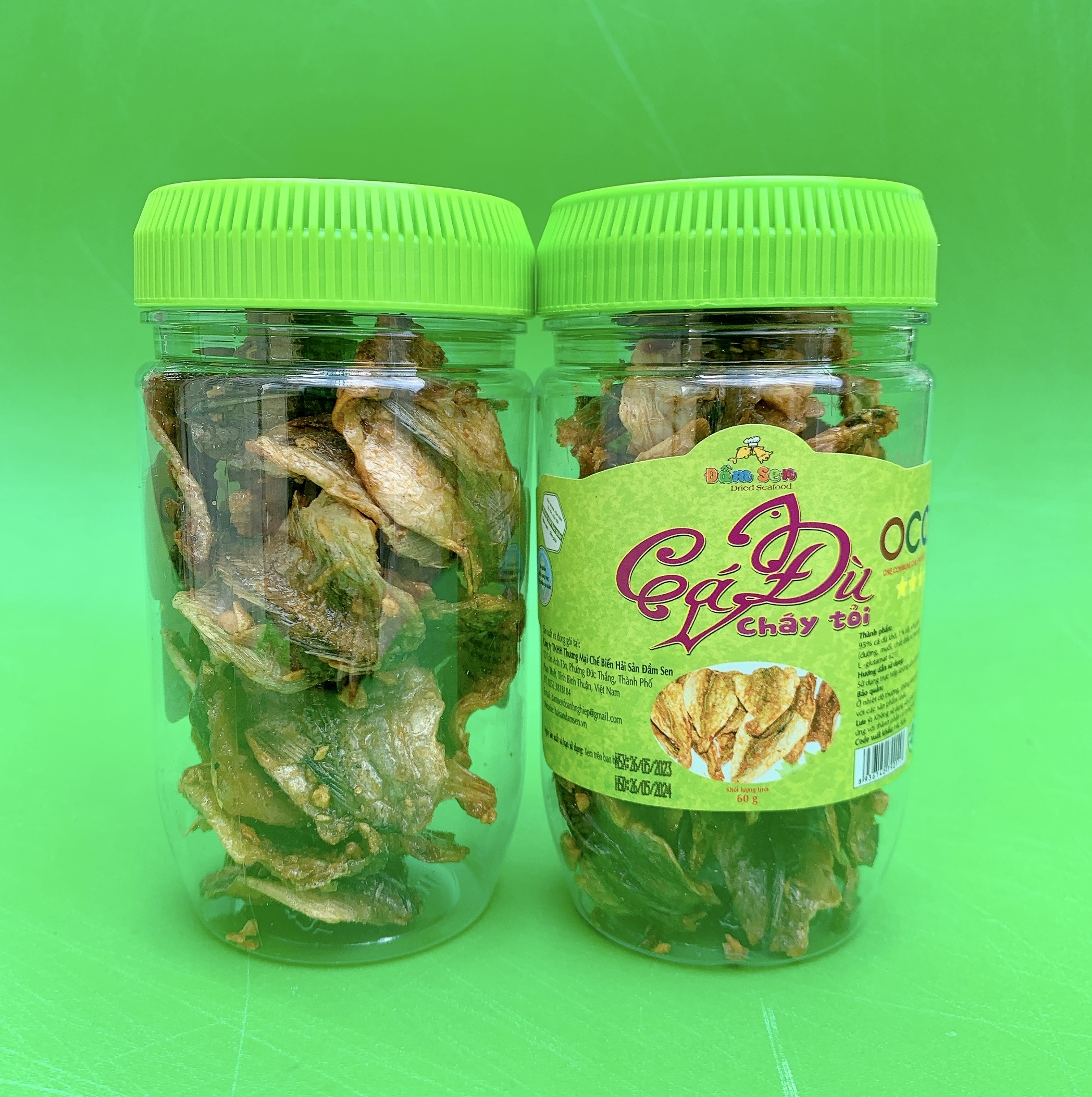 Đặc Sản Bình Thuận - Cá Đù Cháy Tỏi Đầm Sen - 1Kg - Ocop 4 Sao