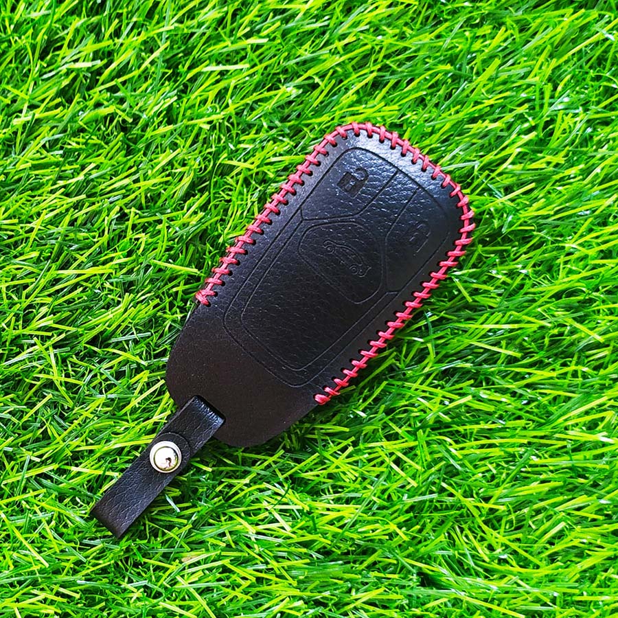 Bao da chìa khóa dành cho smartkey xe hơi Audi A3, A4, A5, A6, A7, A8, A4L, A6L, Q5, Q7