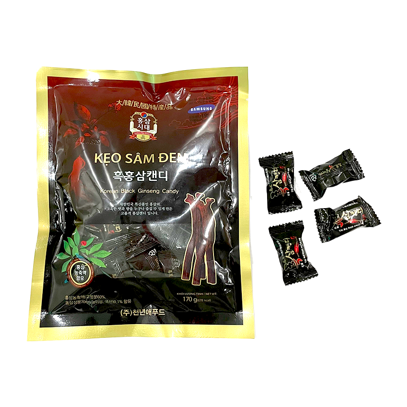 Kẹo sâm đen Hàn Quốc gói 170g