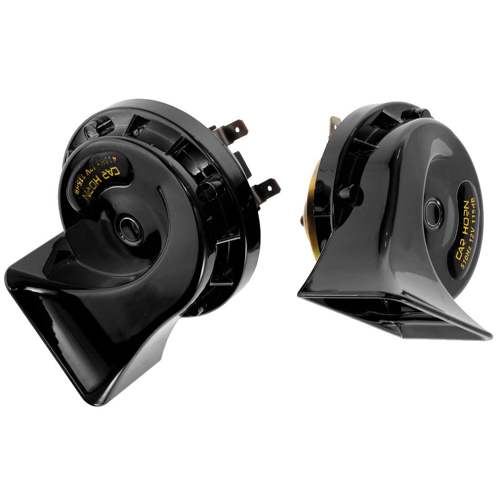 2 Pieces Basin Type Speaker Auto Car Universal Used 4A Dual-tone Snail Horn