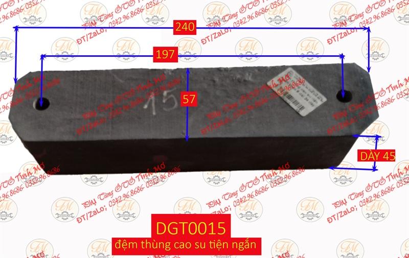 Đệm thùng cao su tiện ngắn