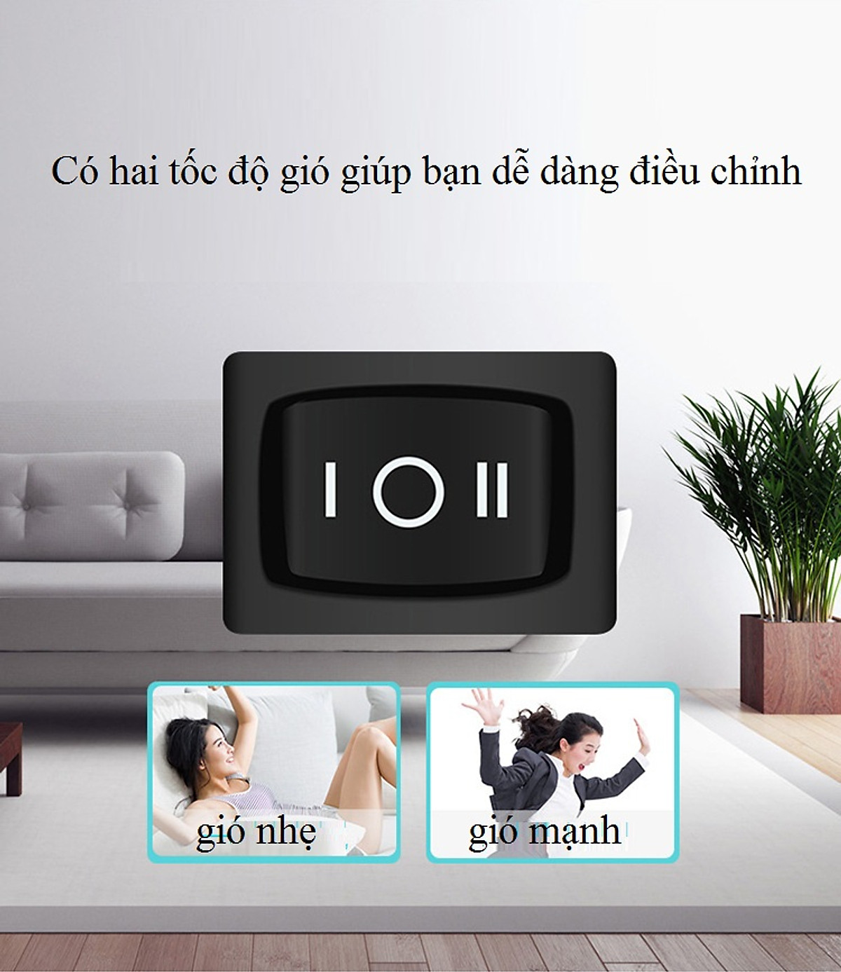 Quạt mini 2 tốc gió  mô hình ngộ nghĩnh -Hàng nhập khẩu