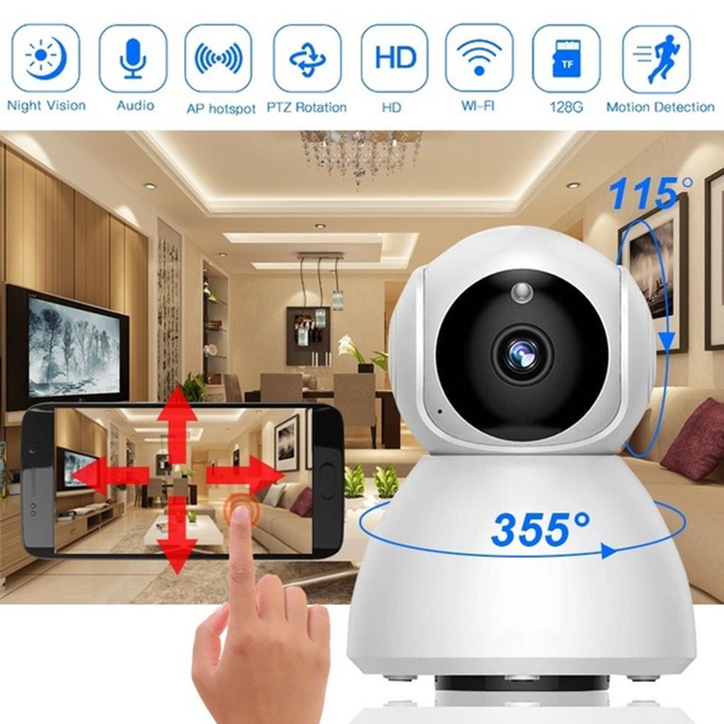 EU Wireless IR IP Camera HD 720P Indoor Security Smart Night Vision Camera