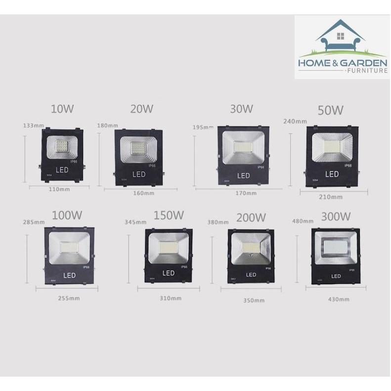 Đèn ngoài trời, đèn sân vườn, đèn trang trí biển quảng cáo 50w 220v Outdoor Lighting, Floodlight