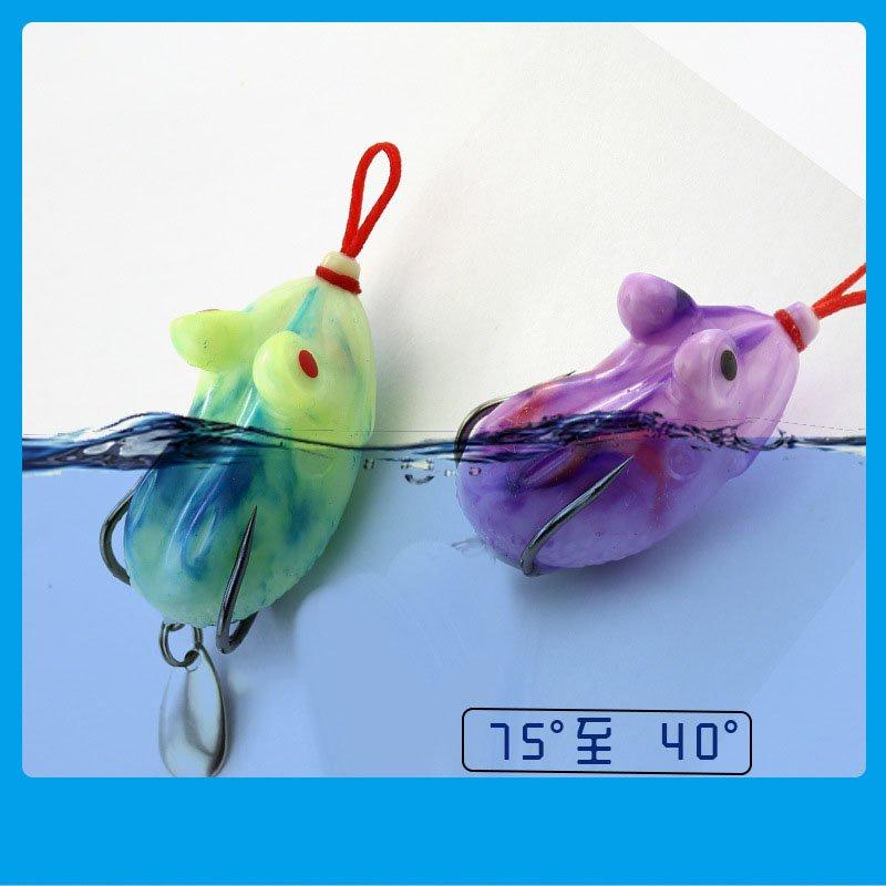 Mồi câu lure mồi nhái giả câu cá lóc cá sộp 5cm 11g nhái hơi câu cá giá rẻ siêu nhậy M18