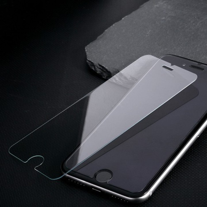 Kính cường lực cho iPhone 7 Plus, 8 Plus nhám chống vân tay/ full màn hình/ không viền màu