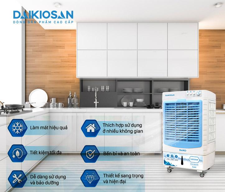 Máy làm mát không khí Daikiosan DKA-04500C Công Suất 200W Lượng Gió 4.500 M³/H