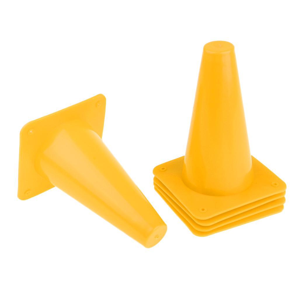 5pcs 15cm Safety Cone for Sports Training Soccer Agility Skateboard Skating