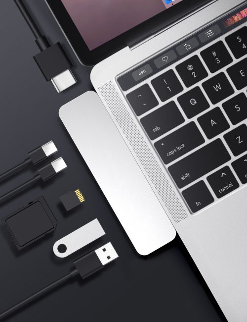 HYPERDRIVE DUO USB-C HUB MACBOOK PRO 13″ AND 15″ 2016/2017 - Hàng nhập khẩu