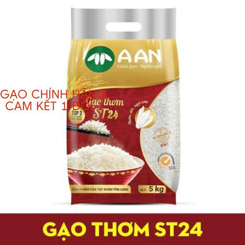 Gạo ST24 A An - Đặc Sản Sóc Trăng, Cơm dẻo mềm, thơm đặc trưng