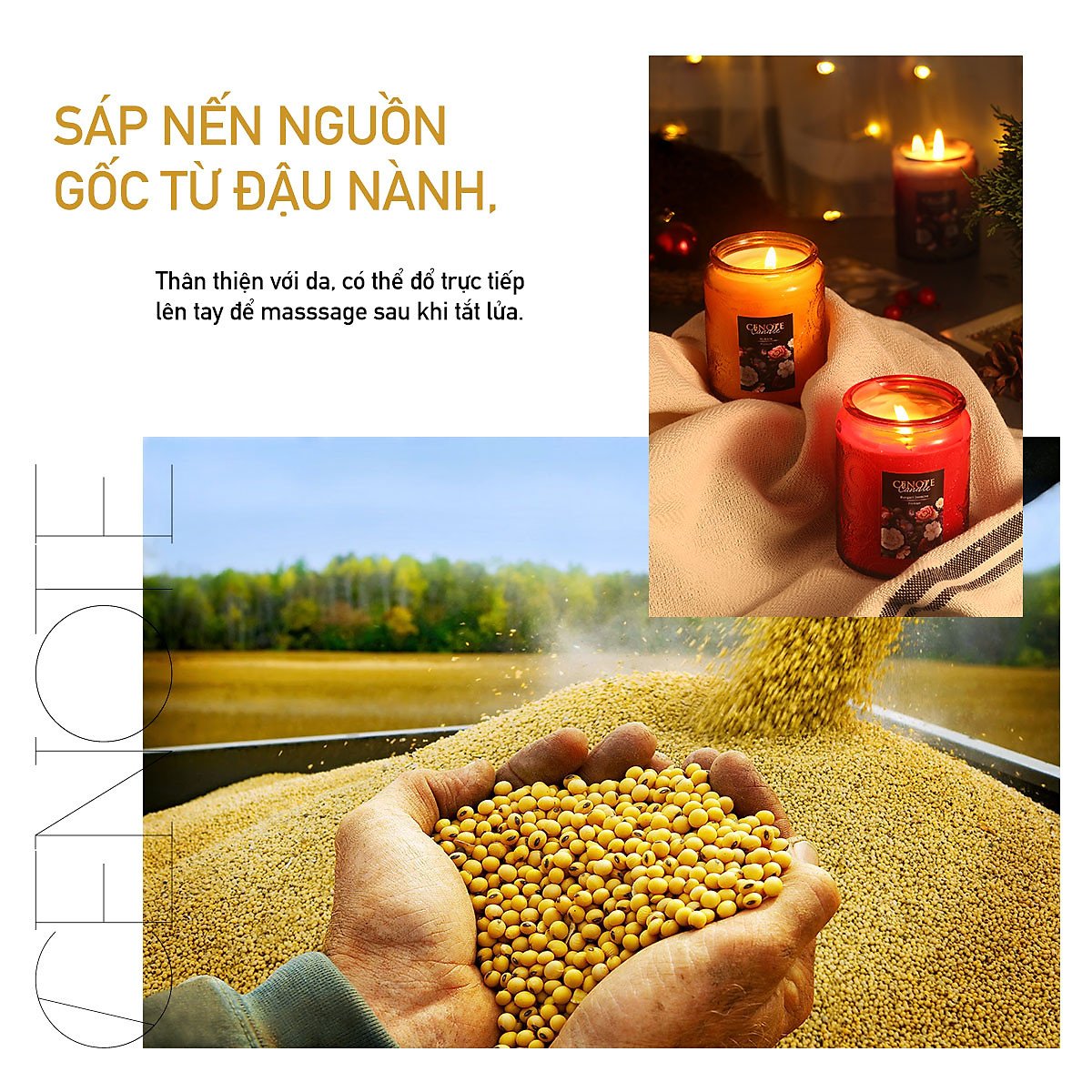 Nến Thơm Ngọn Lửa Tiêu Chuẩn Châu Âu  Cao 3cm, Thích Hợp Làm Thơm Phòng, Mát-Xa, Thư Giãn, Trang Trí &amp; Quà Tặng