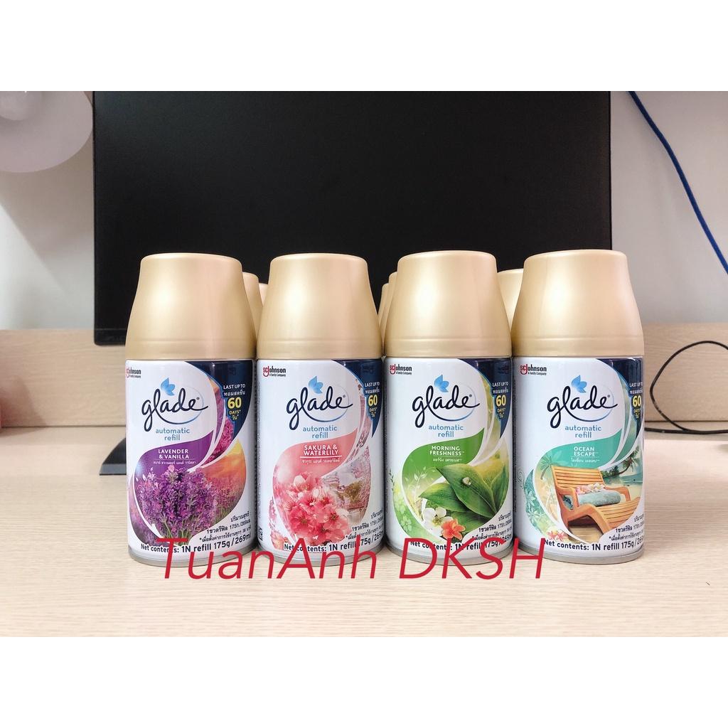 - Chai Xịt Phòng Thay Thế Vào Máy Xịt Phòng Tự Động Glade - 269ml/175g - Hàng chính hãng DKSH Việt Nam.