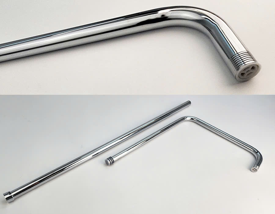 Cây sen nóng lạnh Đồng mạ Chrome Eurolife EL-SC928 (Trắng bạc)