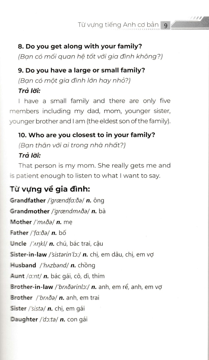 Từ Vựng Tiếng Anh Cơ Bản (30 Chủ Đề Phổ Biến Nhất - Sbooks)