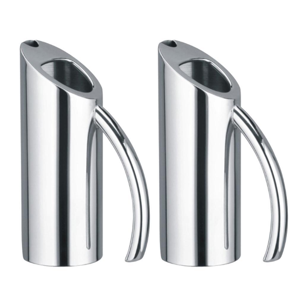 2 Pieces Stainless Water Pitcher with Ice Guard 1.6L Beverage Iced Tea Pot