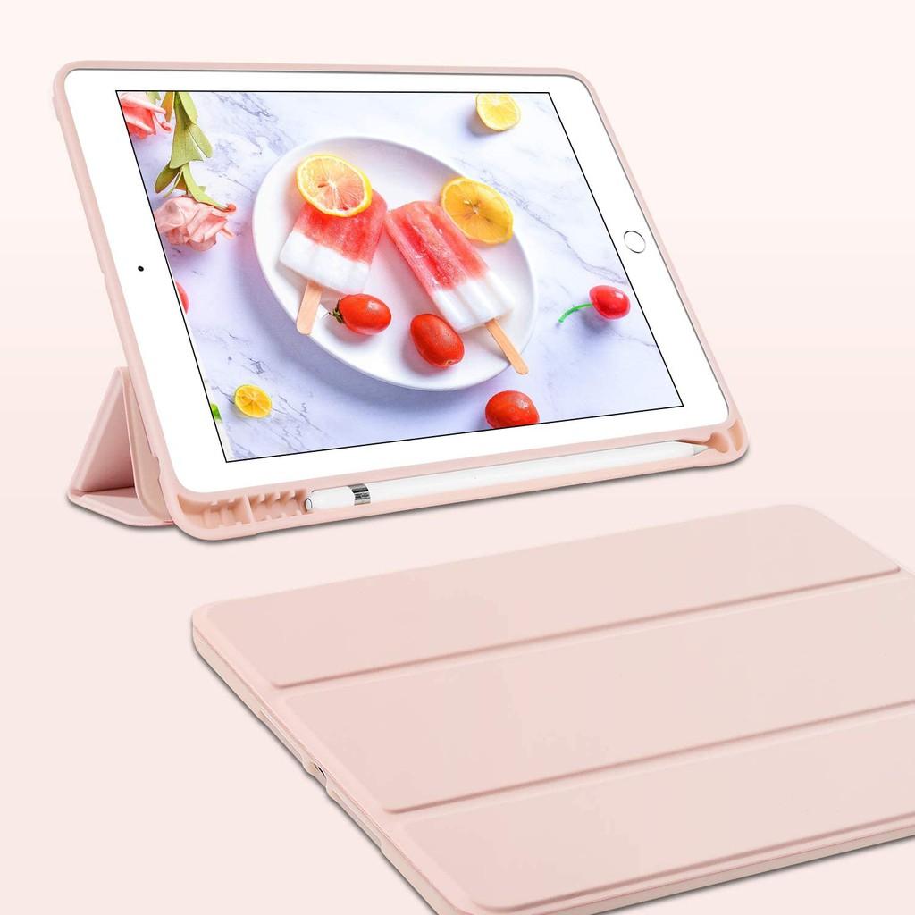 Dùng cho máy tính bảng iPad Pro 11 inch 2020/2018 ốp lưng chống sốc có chức năng tự động đánh thức và ngủ trong khay đựng bút