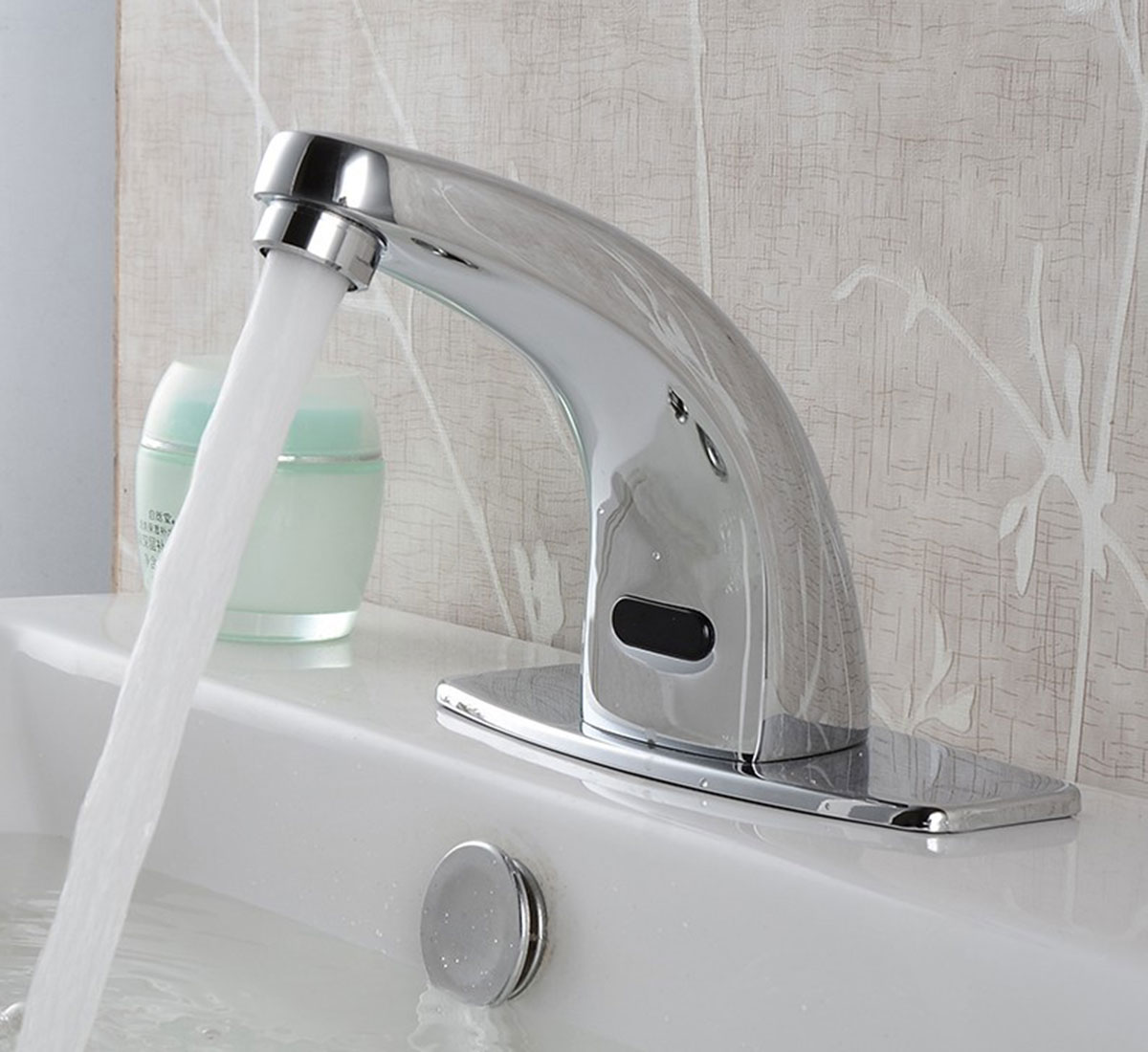 Vòi Lavabo cảm ứng Eurolife EL-A100 (Trắng bạc)