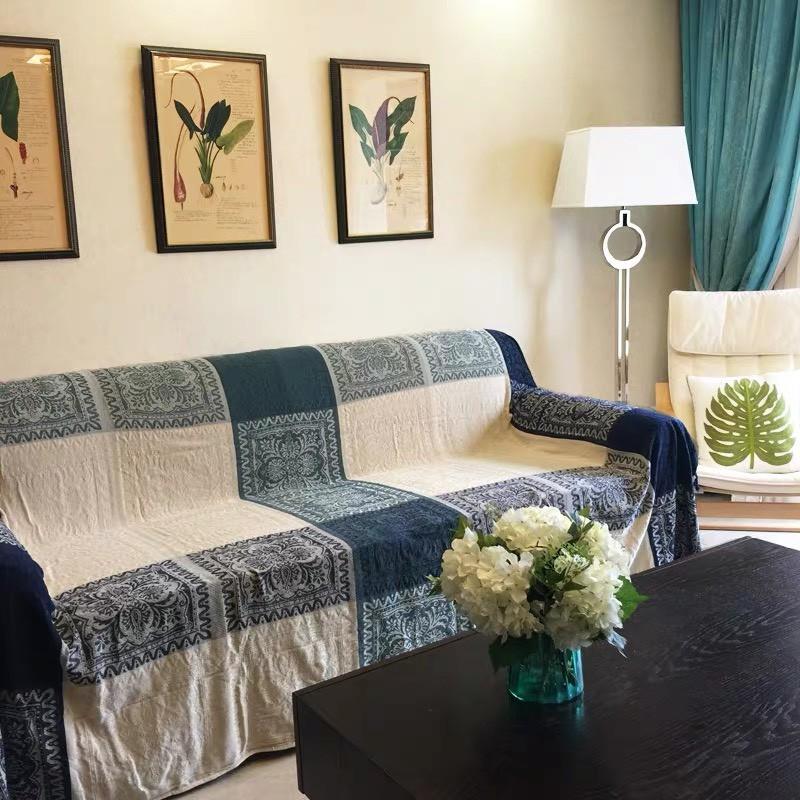 Thảm Vintage Cao Cấp nhập khẩu phủ sofa, làm chăn đắp siêu mềm mịn 1m5x1m9