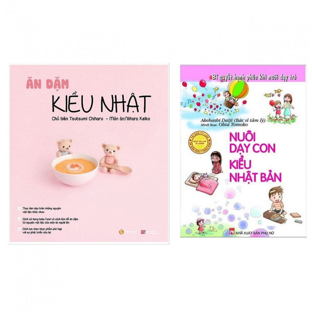 Combo Ăn Dặm Kiểu Nhật + Nuôi Dạy Con Kiểu Nhật Bản