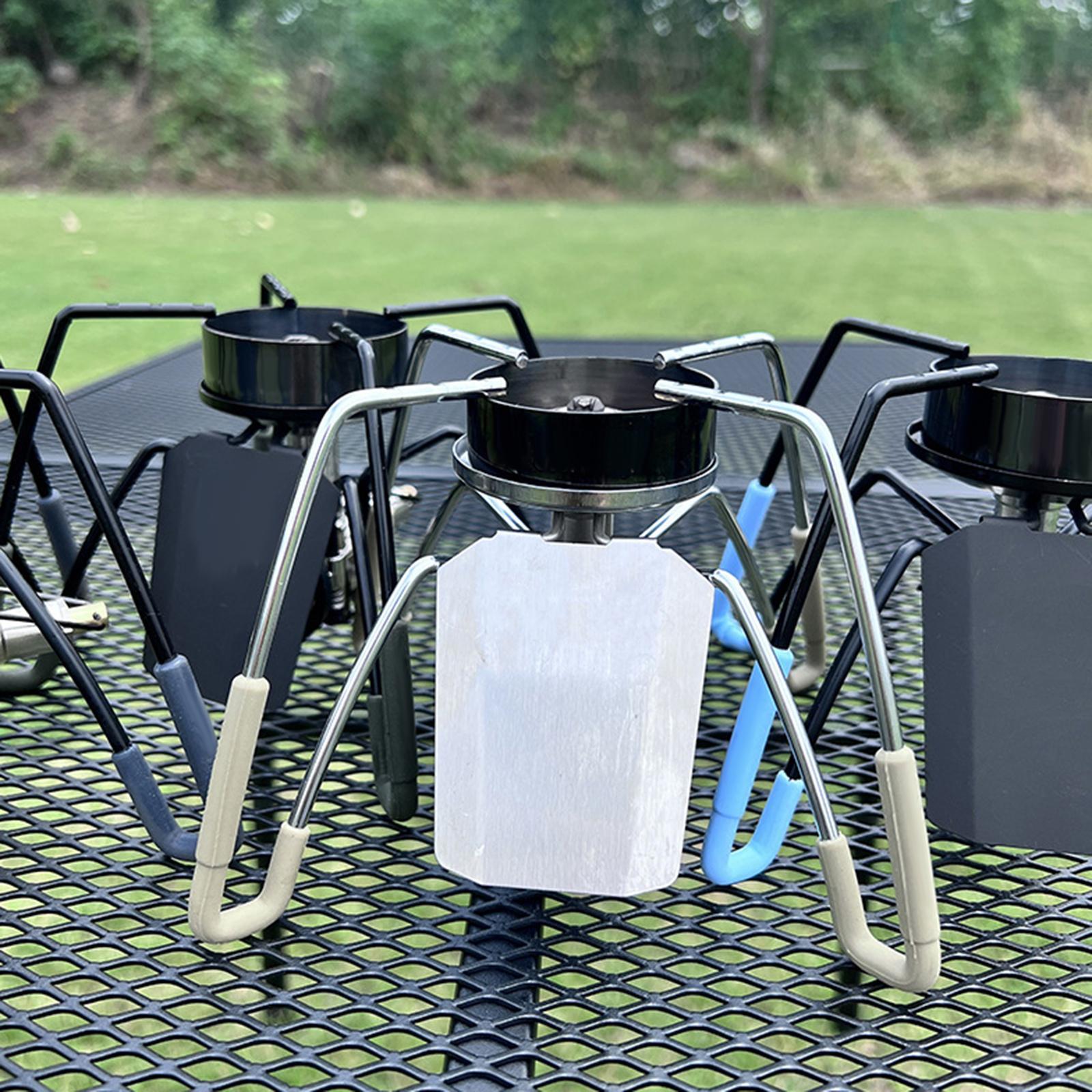 4x Spider  Leg Protector Silicone Tube Anti Scald Practical Durable Anti Slip Furnace Burner Leg Cover for Hiking BBQ Cookware Supplies