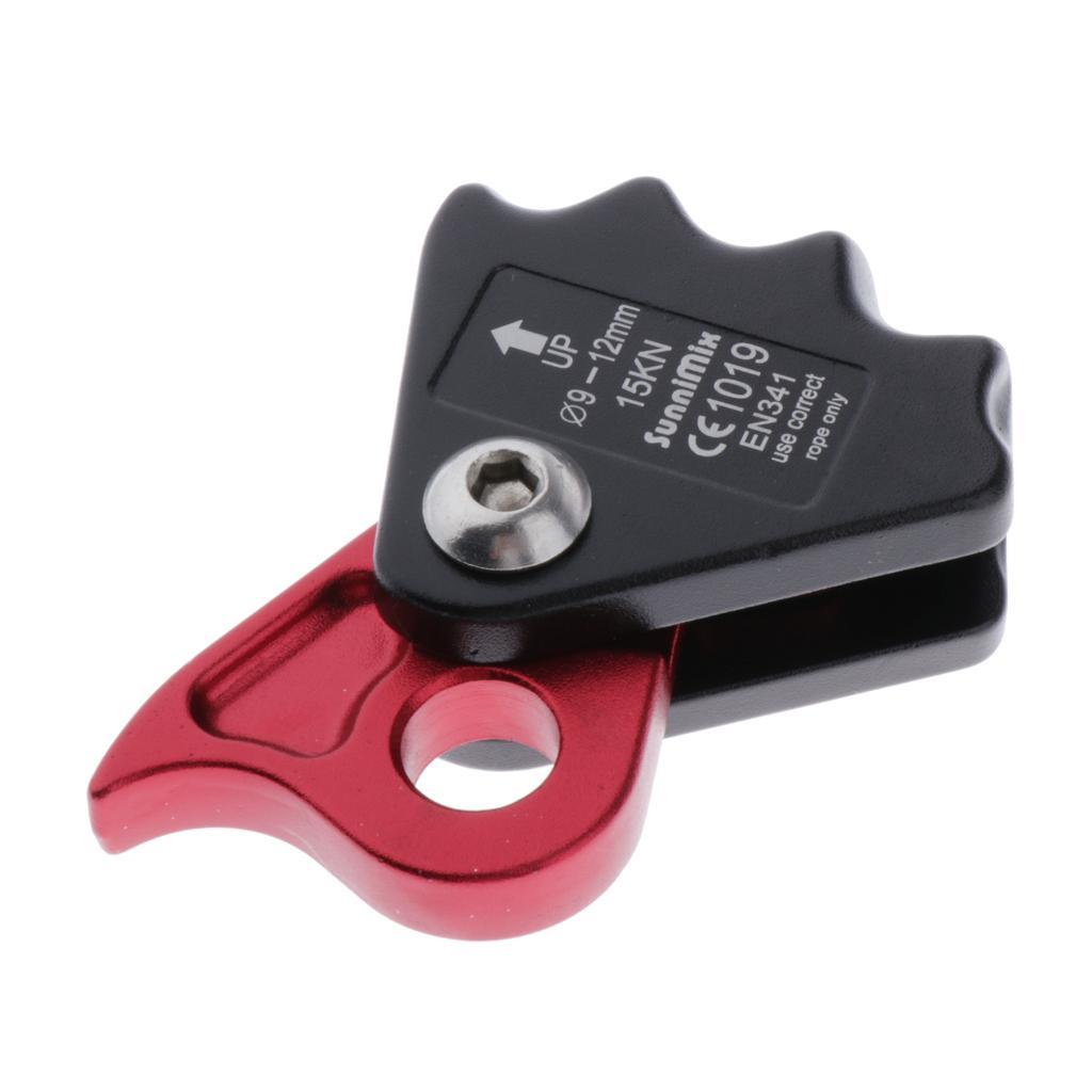 2x Ring Climbing Gear ,Self-Braking Stop Descender for 9-12mm Rope Rescue Descender for Rock Climbing Peak Rescue