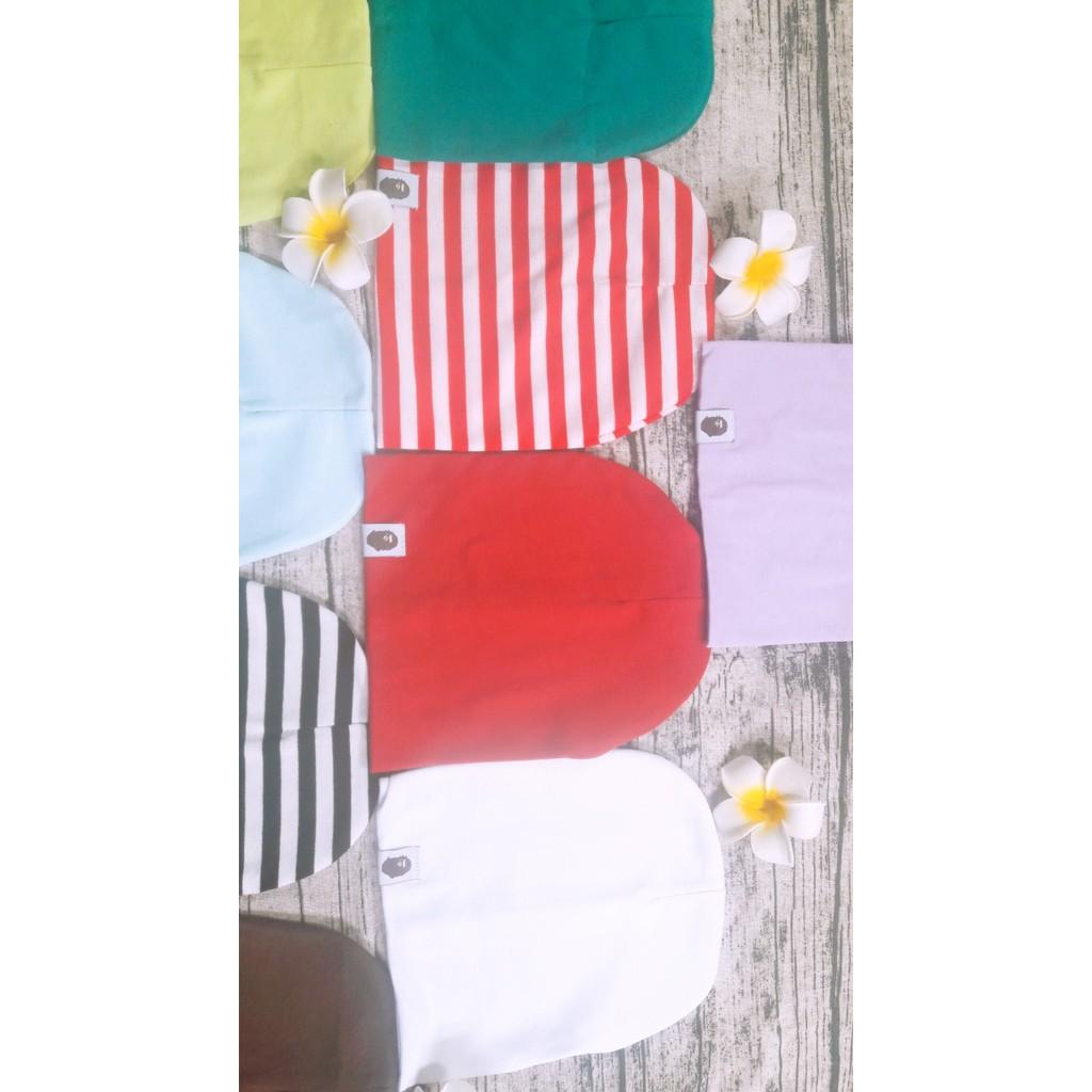 Mũ vải cotton thun trơn cho bé từ 0-2.5 tuổi