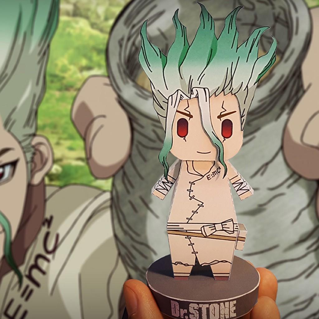 Mô hình giấy Anime Game Chibi Senku Ishigami - Dr Stone