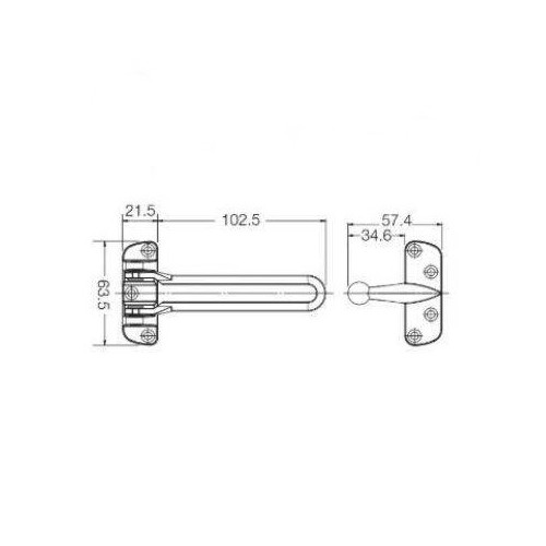 Chốt cửa an toàn Yale V18L có 3 màu. Loại chốt an toàn cao cấp của Mỹ