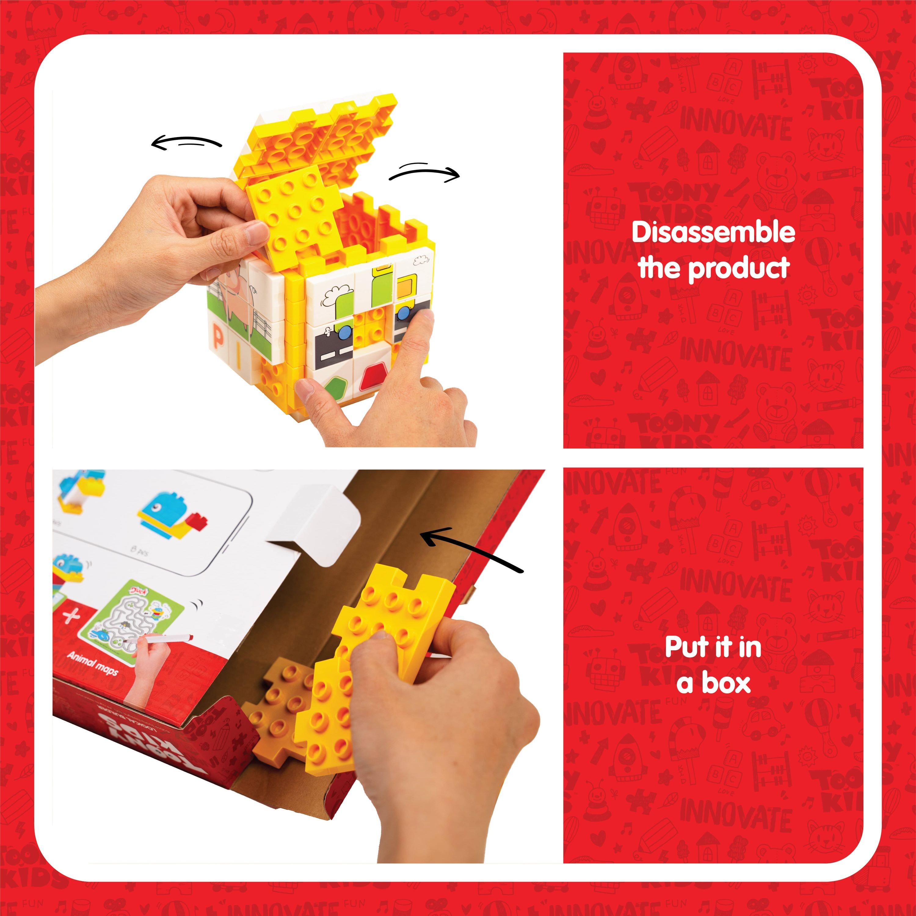 Đồ Chơi Bộ Lắp Ráp Chữ Số Logic TOONYKIDS - Đồ Chơi Thông Minh Cho Bé - Logical Builder TN00122
