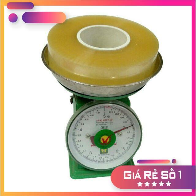 Băng dính OPP 1kg/1cuộn lõi nhựa 5mm siêu dai siêu dính.