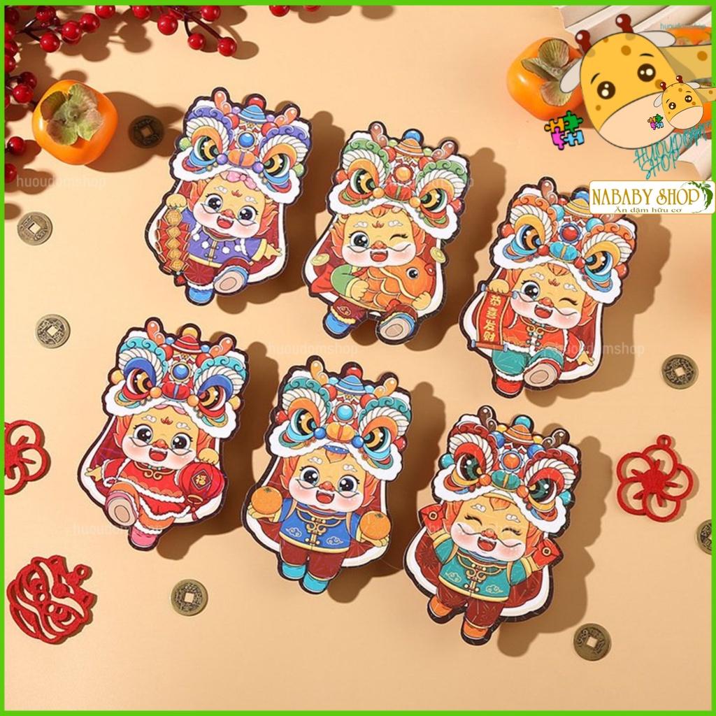 [Mẫu mới] Bao lì xì tết hoạt hình phản quang loại xịn, tết lì xì chibi 2024, lì xì 2024 bán chạy