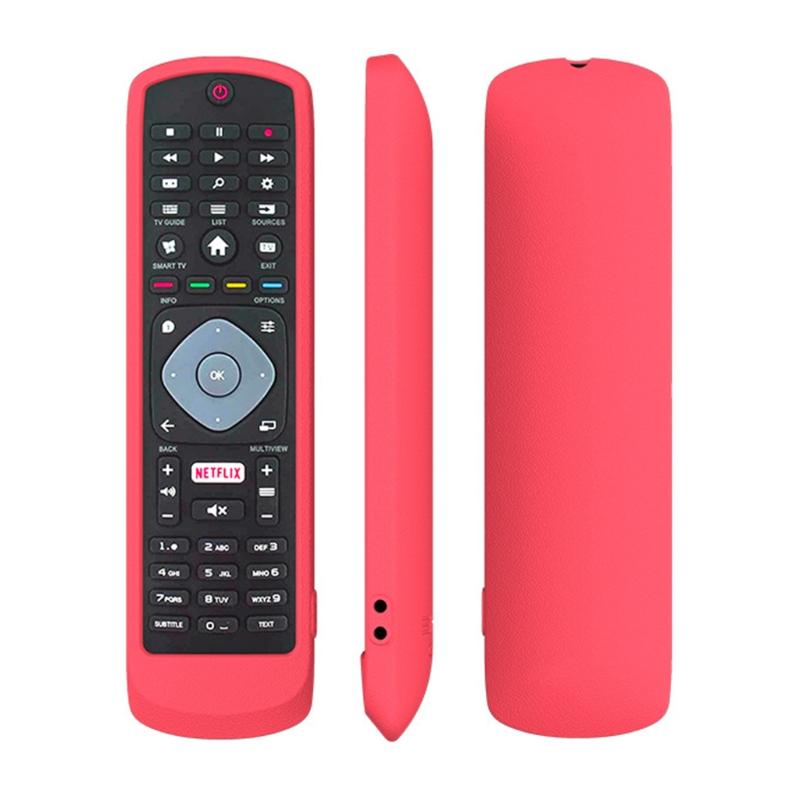 Điều Khiển từ xa cho Ốp Lưng Silicone Chống Sốc Bảo Vệ Có Thể Giặt Da cho Philip dành cho Smart TV Netflix Bộ Điều Khiển TV