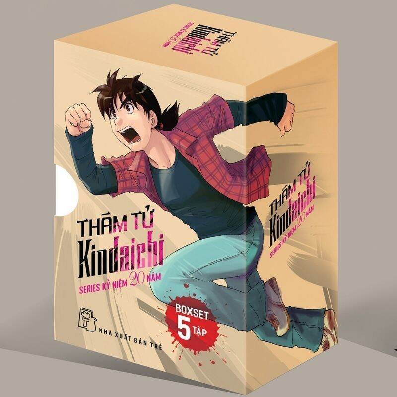 Manga Comic - Boxset Thám Tử Kindaichi - Series Kỷ Niệm 20 Năm NXB TRẺ ( Trọn Bộ 5 Tập ) - Tặng Kèm Sổ Tay