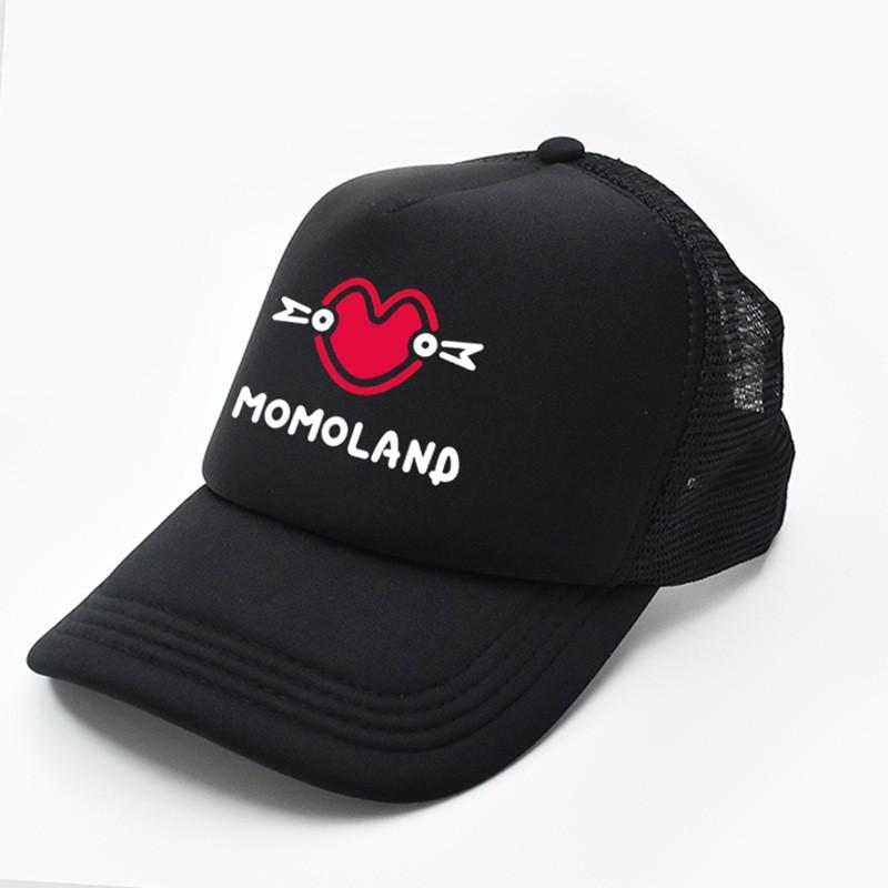 Mũ phớt nón lưỡi trai MOMOLAND phối lưới phong cách Unisex