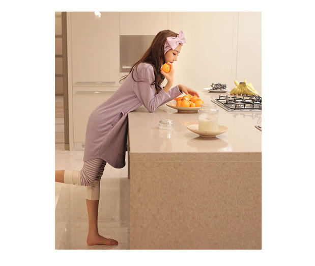 Bộ Đồ Ngủ Tay Dài Quần Bó Sọc Vằn Cực Cute