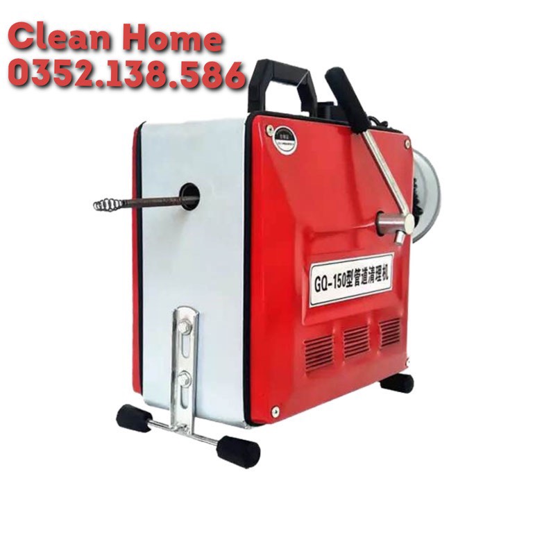 Máy Thông tắc Cống Lò Xo GQ150 Dùng Dây Phi 16