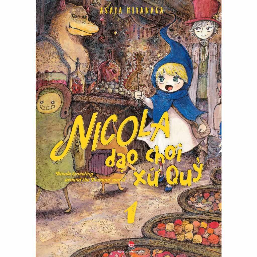 Kim Đồng - Boxset Nicola Dạo Chơi Xứ Quỷ (4 Tập)