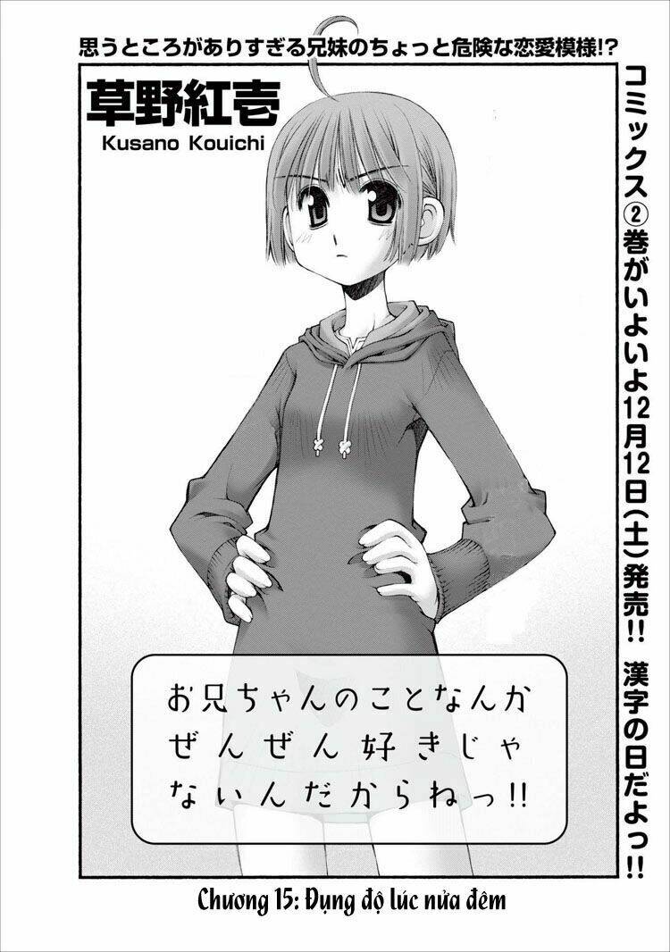 oniichan no koto nanka zenzen suki ja nai n da kara ne!! chapter 15 3