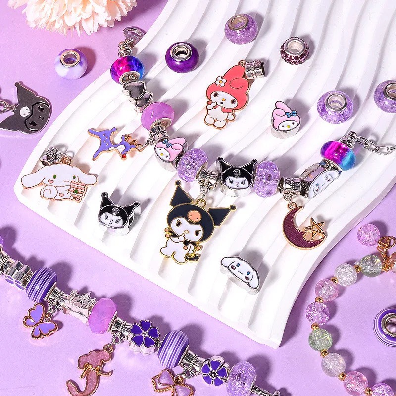 Đồ Chơi Hộp Charm Vòng Tay, Đa dạng Charm Siêu Dễ Thương Có Túi Hộp Tiện Lợi, Quà Tặng Cho Bé Gái
