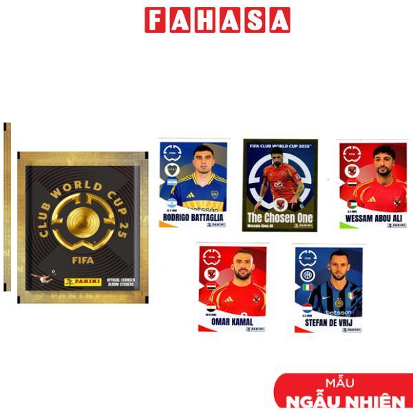 Sticker Cầu Thủ FIFA Club World Cup 2025 - Panini (5 Sticker Ngẫu Nhiên/Túi)