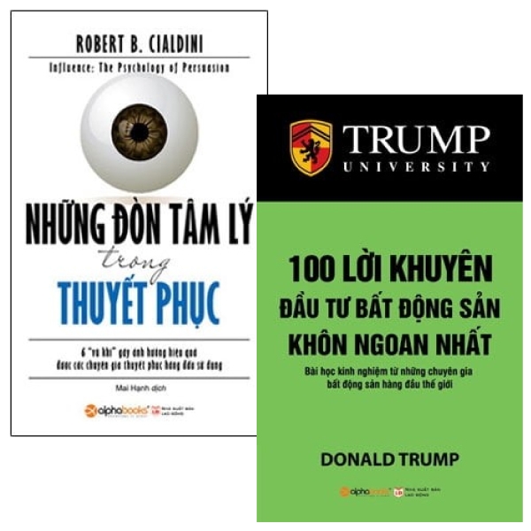 Combo Những Đòn Tâm Lý Trong Thuyết Phục + 100 Lời Khuyên Đầu Tư Bất Động Sản Khôn Ngoan Nhất (Bộ 2 Cuốn)