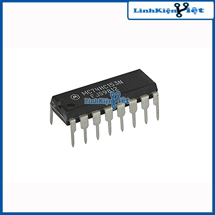 Chíp 74HC153 Dual 4-Input Multiplexer DIP16