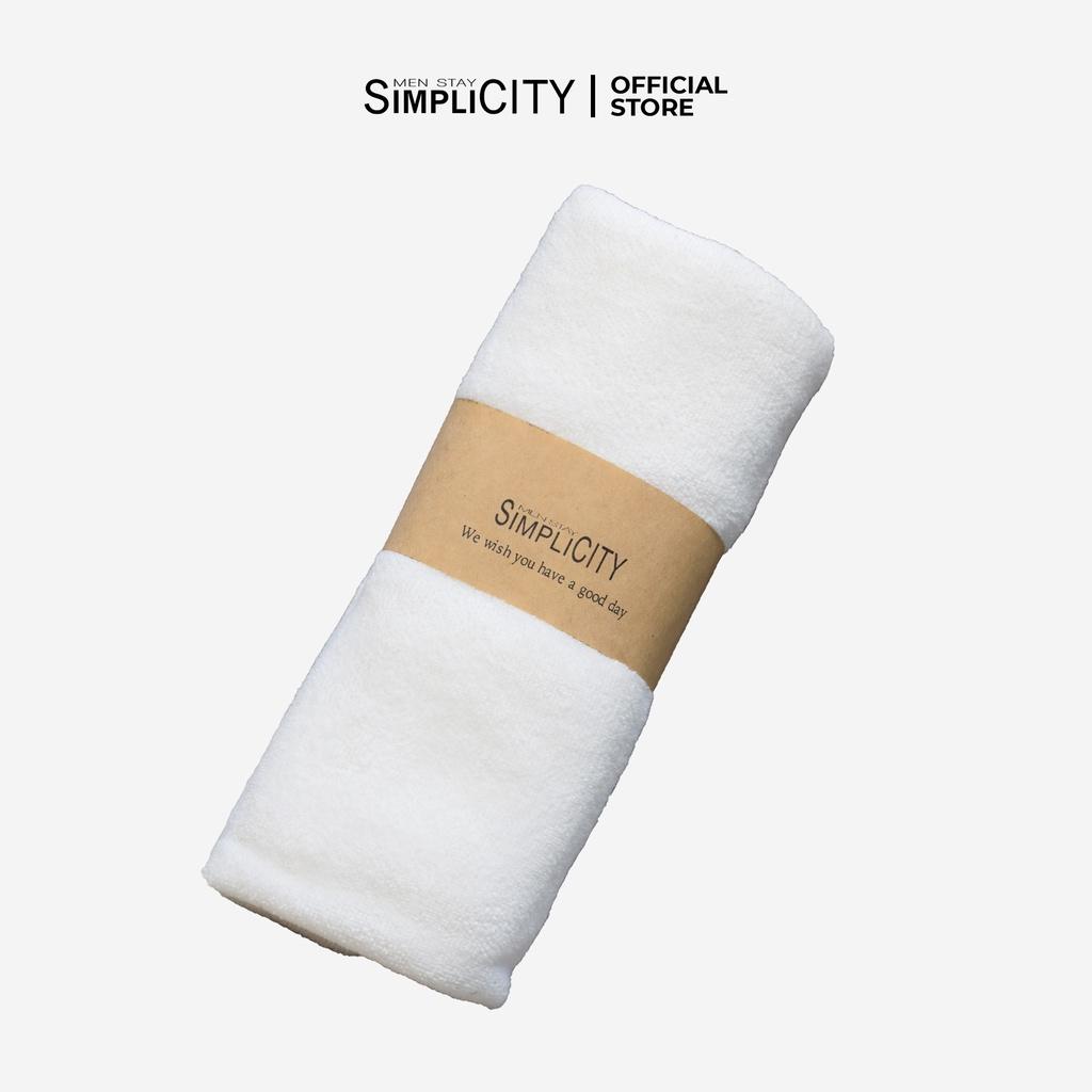 Khăn lau mặt Men Stay Simplicity mềm mịn, thấm hút nhanh Microfiber 45cm x 75cm